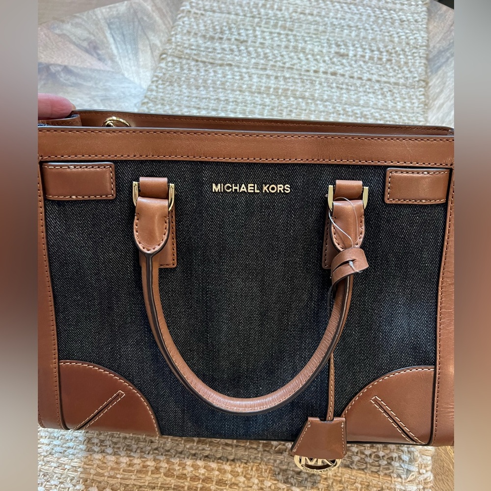 Michael Kors Brown and denim Women's Bag